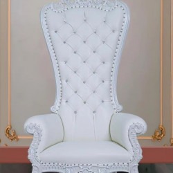 White Throne Chair