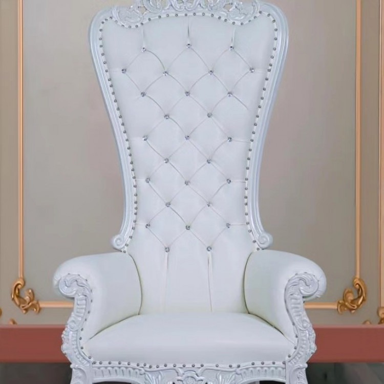 White Throne Chair