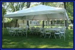 20x20 Frame Tent Package