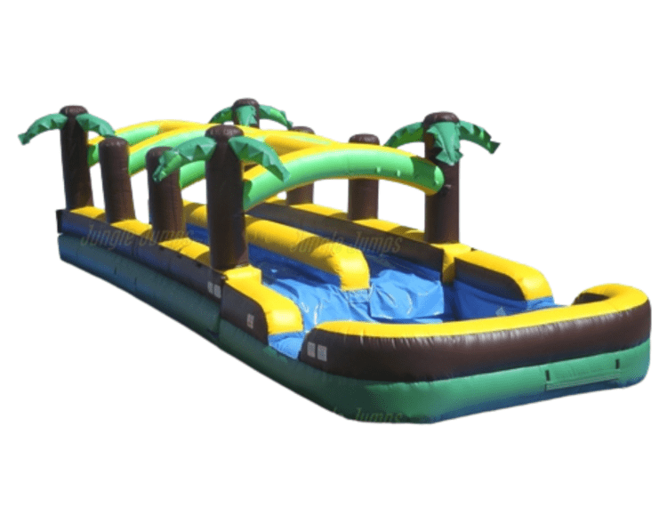 Green PALM TREE Double Slip & Slide