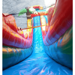 TROPICAL20MARBLE204 1767058570 22FT TROPICAL FIRE MARBLE WATER SLIDE