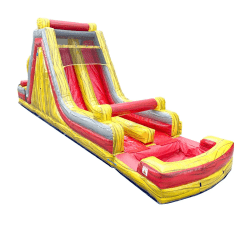 Double Red Marble MegaRock Climb WaterSlide