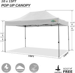 10x15 Pop-Up Tent